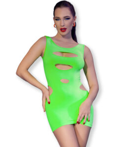 CHILIROSE - CR 4621 DRESS GREEN S/M