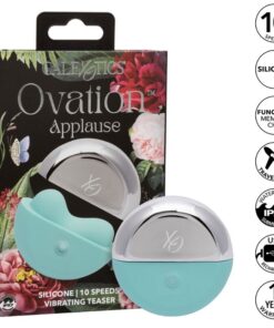 Alternative view of CALEXOTICS - OVATION APPLAUSE STIMULATOR AQUA GREEN