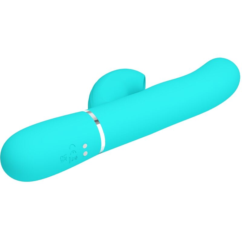 PRETTY LOVE - PERLITA MULTIFUNCTION 3 IN 1 G-SPOT VIBRATOR AQUA GREEN - Image 4