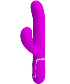 PRETTY LOVE - PERLITA MULTIFUNCTION 3 IN 1 G-SPOT VIBRATOR VIOLET