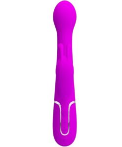 Alternative view of PRETTY LOVE - DEJON RABBIT VIBRATOR 3 IN 1 MULTIFUNCTION VIOLET