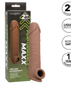 Alternative view of CALEXOTICS - PERFORMANCE MAXX LIFE-LIKE EXTENSION 8 BROWN SKIN