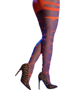 Alternative view of CHILIROSE - CR 4264 CABARET TIGHTS BLACK S/M