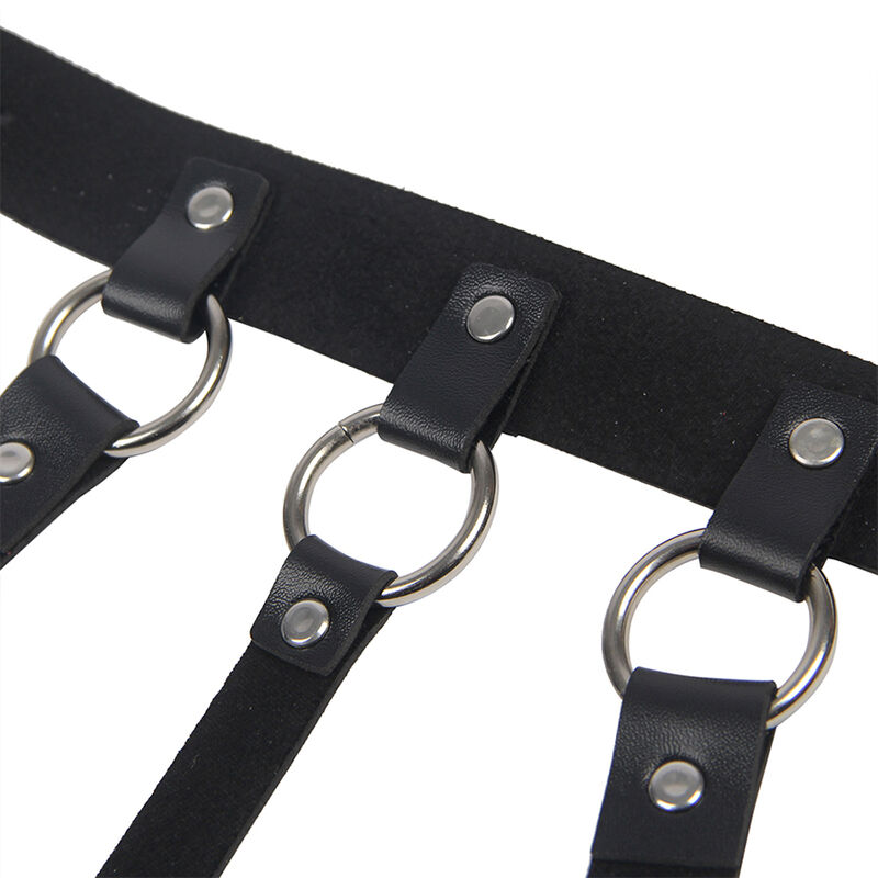 SUBBLIME - CHEST HARNESS WITH BIG RING CHAINS ONE SIZE - Image 5