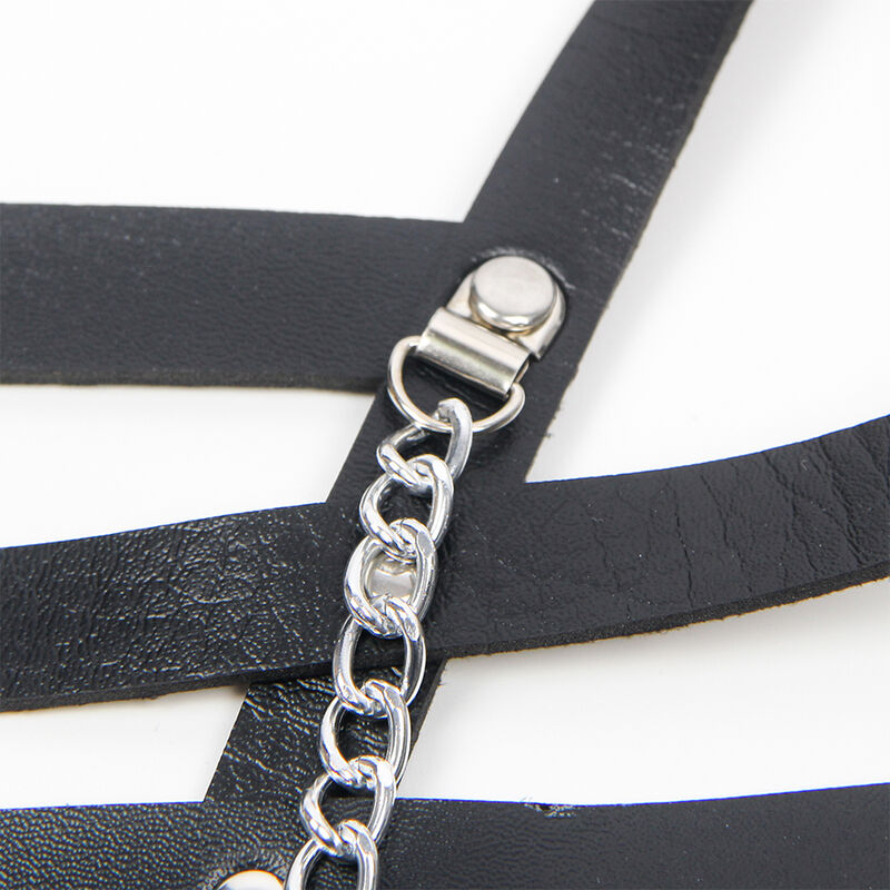 SUBBLIME - CORSET HARNESS WITH CHAINDETAIL ONE SIZE - Image 5