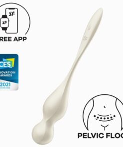 SATISFYER - LOVE BIRDS VIBRATING KEGEL BALLS WHITE