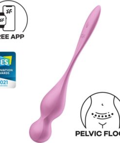SATISFYER - LOVE BIRDS VIBRATING KEGEL BALLS PINK