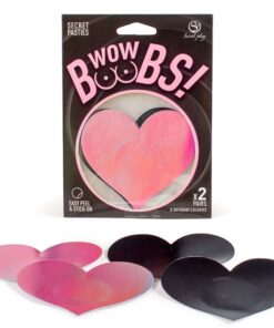 SECRET PLAY - WOW BOOBS! HEART NIPPLE COVERS