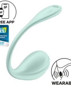 SATISFYER - SMOOTH PETAL G-POINT STIMULATOR WATER GREEN FREE APP