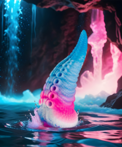 Alternative view of EPIC - PHORCYS BLUE TENTACLE DILDO SMALL SIZE