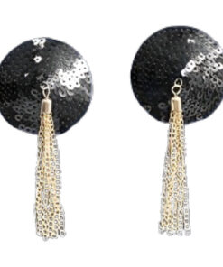 Alternative view of CHILIROSE - CR 4714 NIPPLE COVERS BLACK