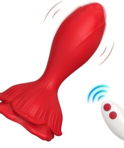 ARMONY - PINK VIBRATOR  ANAL PLUG SMALL REMOTE CONTROL RED