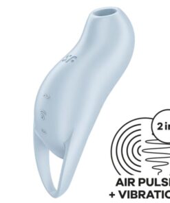 SATISFYER - POCKET PRO 1 CLITORIS STIMULATOR LIGHT BLUE