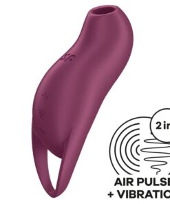 SATISFYER - POCKET PRO 1 CLITORIS STIMULATOR GARNET
