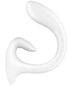 SATISFYER - G FOR GODDESS 1 RABBIT VIBRATOR WHITE
