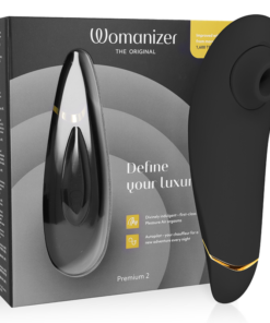 WOMANIZER - PREMIUM 2 CLITORAL STIMULATOR BLACK