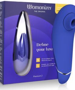 WOMANIZER - PREMIUM 2 CLITORAL STIMULATOR BLUEBERRY