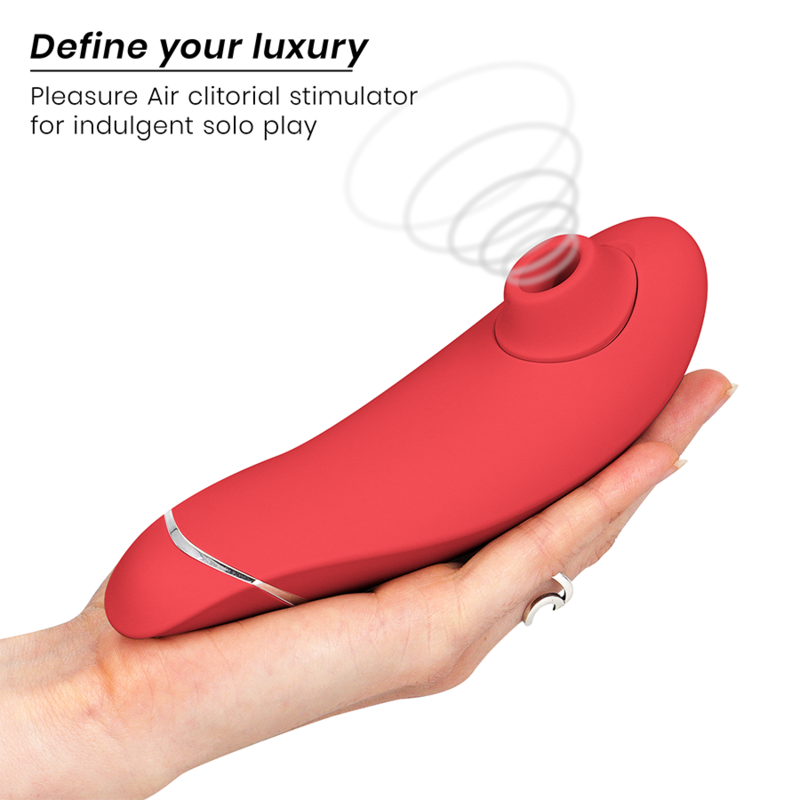 WOMANIZER - PREMIUM 2 CLITORAL STIMULATOR RASPBERRY - Image 3