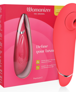 WOMANIZER - PREMIUM 2 CLITORAL STIMULATOR RASPBERRY