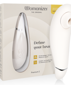 WOMANIZER - PREMIUM 2 CLITORAL STIMULATOR WARM GRAY