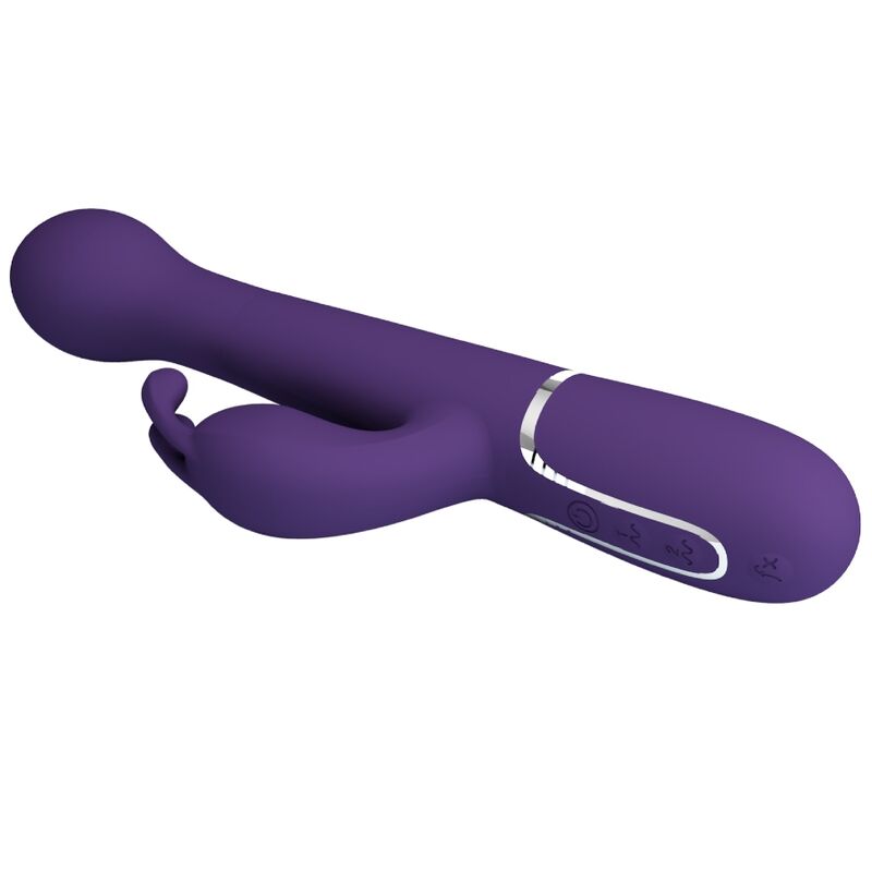 PRETTY LOVE - DEJON RABBIT VIBRATOR 3 IN 1 MULTIFUNCTION PURPLE - Image 5