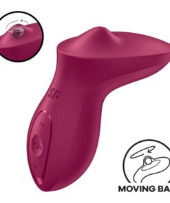 SATISFYER - EXCITERRR LAY-ON CLITORIS BERRY VIBRATOR