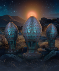 Alternative view of EPIC - VRAKOS DRAGON EGG ANAL PLUG SIZE M