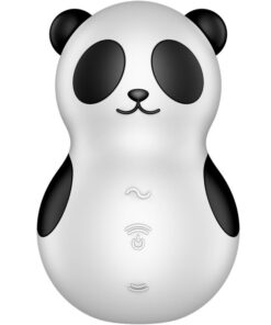 Alternative view of SATISFYER - POCKET PANDA STIMULATOR  VIBRATOR BLACK AND WHITE