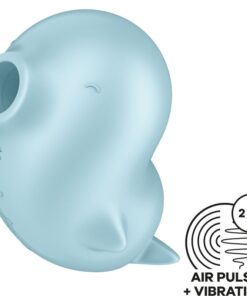 SATISFYER - SASSY SEAL STIMULATOR  VIBRATOR BLUE