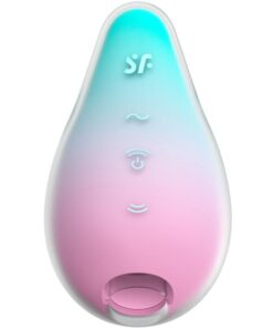 Alternative view of SATISFYER - MERMAID VIBES STIMULATOR  VIBRATOR MINT AND PINK