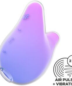 SATISFYER - MERMAID VIBES STIMULATOR  VIBRATOR VIOLET AND PINK