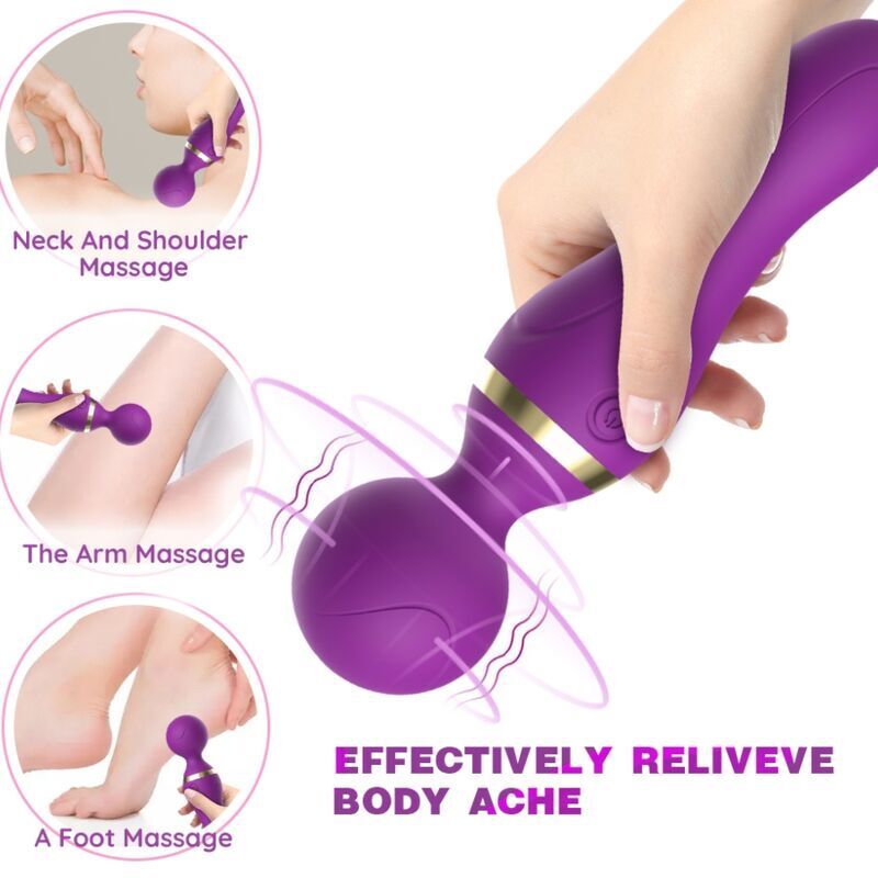 ARMONY - FREEZA MASSAGER VIBRATOR SUPER FLEXIBLE HEAD BLACK - Image 3