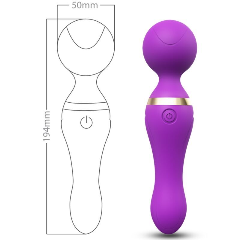 ARMONY - FREEZA MASSAGER VIBRATOR SUPER FLEXIBLE HEAD PURPLE - Image 2