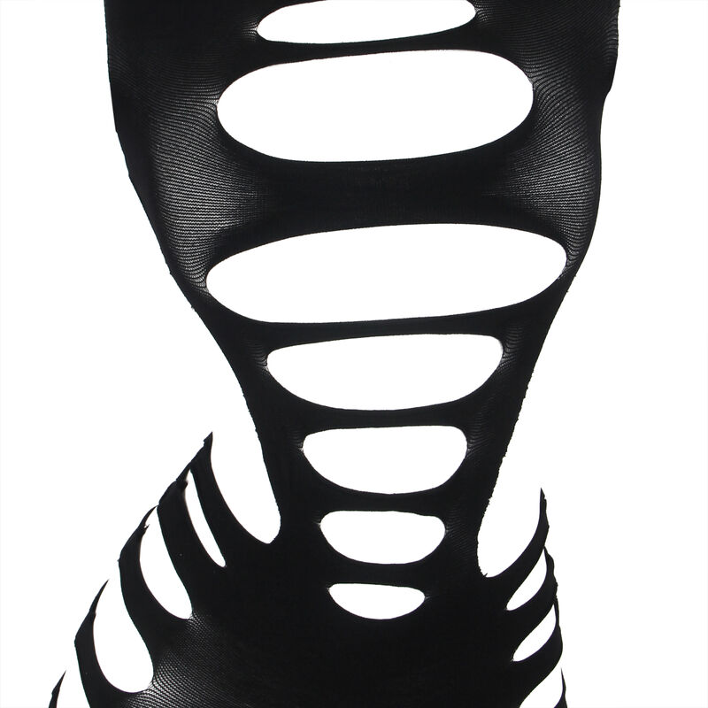 SUBBLIME - 952266 LONG SLEEVE ELASTIC FISHNET DRESS BLACK ONE SIZE - Image 4