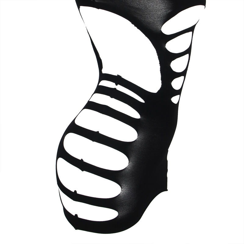 SUBBLIME - 952266 LONG SLEEVE ELASTIC FISHNET DRESS BLACK ONE SIZE - Image 5