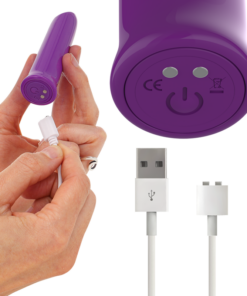 Alternative view of INTENSE - TODRICK VIOLET CLITORAL STIMULATING BULLET