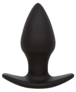 Alternative view of CALEXOTICS - ROCK BOTTOM PERFECT ANAL PLUG 10 VIBRATIONS SILICONE BLACK