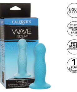 CALEXOTICS - WAVE RIDER SWELL ANAL PLUG BLUE