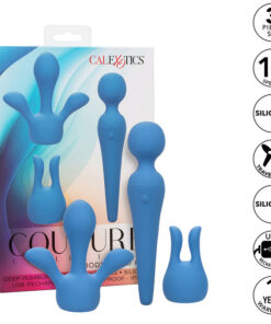 CALEXOTICS - COUTURE KIT VIBRATOR WAND 10 VIBRATIONS BLUE