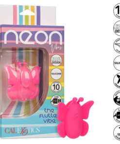 Alternative view of CALEXOTICS - NEON VIBES THE FLUTTER VIBE STIMULATOR 10 VIBRATIONS PINK