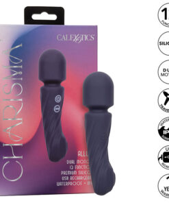 CALEXOTICS - CHARISMA ALLURE MASSAGER DUAL MOTORS 12 FUNCTIONS 17.25 CM X 4.5 CM PURPLE