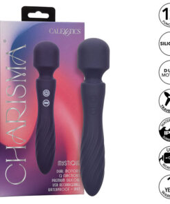 CALEXOTICS - CHARISMA MYSTIQUE MASSAGER DUAL MOTORS 12 FUNCTIONS 20,5 CM X 4.5 CM PURPLE