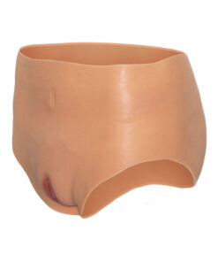 HIDDEN DESIRE - ALTER EGO OPEN VAGINA BRIEF HIGH WAIST FLESH