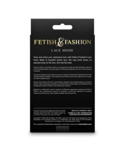 Alternative view of NS NOVELTIES - FETISH  FASHION LACE HOOD BLACK