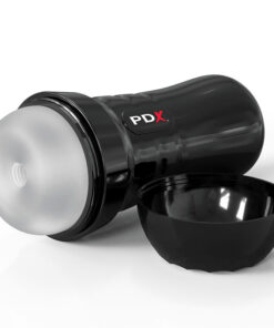 Alternative view of PDX EXTREME - SLIDE  GLIDE SELF-LUBRICATING MASTURBATOR CLEAR