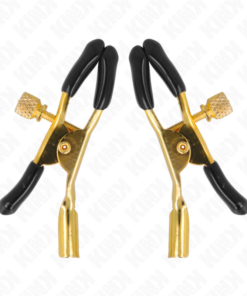 KINK - GOLD NIPPLE CLAMPS 6 CM