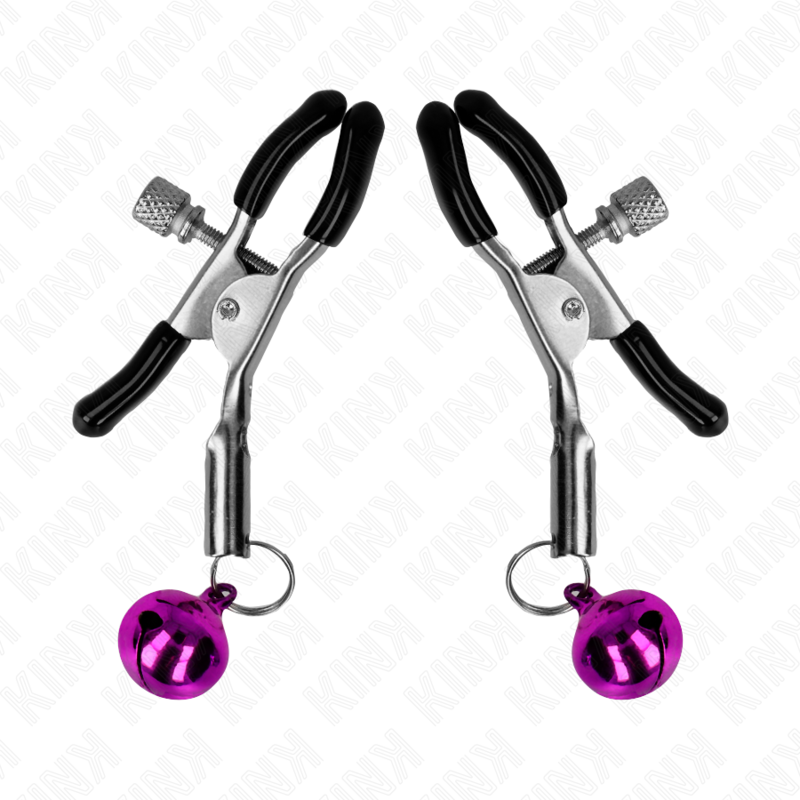 KINK - PURPLE SINGLE BELL NIPPLE CLAMP 6 CM - Image 2