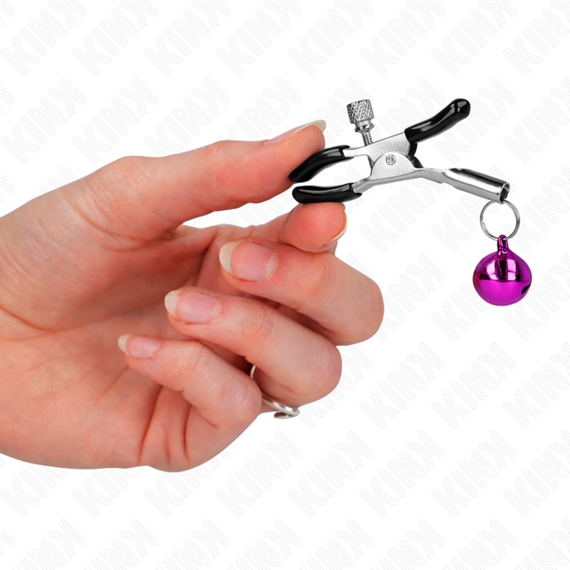 KINK - PURPLE SINGLE BELL NIPPLE CLAMP 6 CM - Image 4