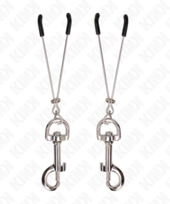 KINK - THIN HOOK NIPPLE CLAMP SILVER 7 CM