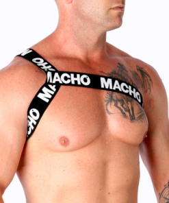 Alternative view of MACHO - ROMAN HARNESS YELLOW S/M